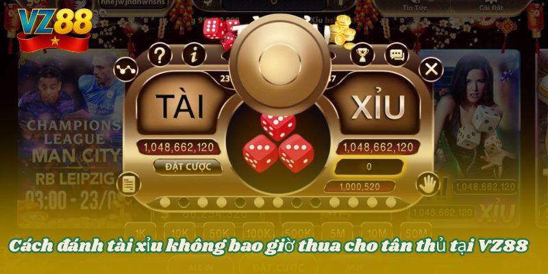 Cách đánh tài xỉu không bao giờ thua cho tân thủ tại VZ88 4 Cách đánh tài xỉu không bao giờ thua cho tân thủ tại VZ88