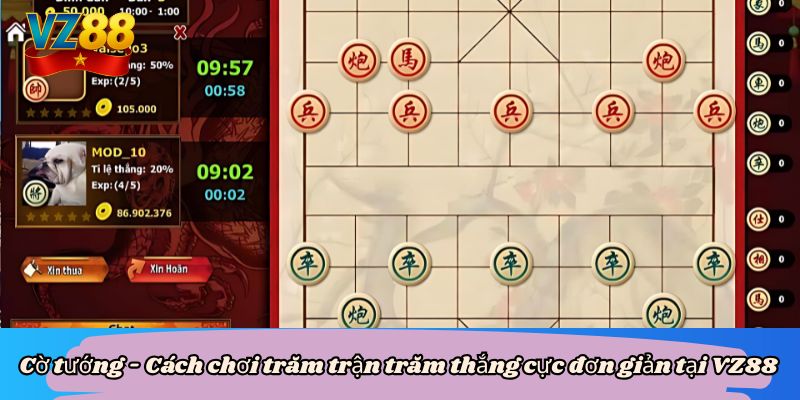 Cờ tướng - Cách chơi trăm trận trăm thắng cực đơn giản tại VZ88 1 Cờ tướng - Cách chơi trăm trận trăm thắng cực đơn giản tại VZ88