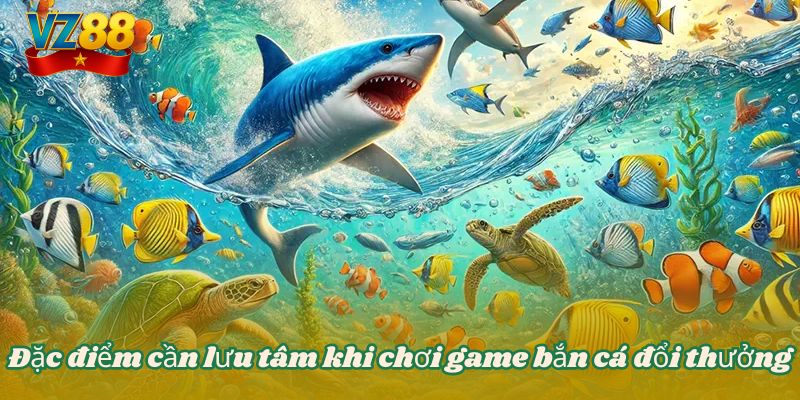 Bắn cá đổi thưởng - Tựa game giải trí thịnh hành tại VZ88 6 Đặc điểm cần lưu tâm khi chơi game bắn cá đổi thưởng